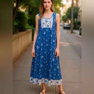 Suzanne Betro | Cottage Floral Maxi Dress - NWOT